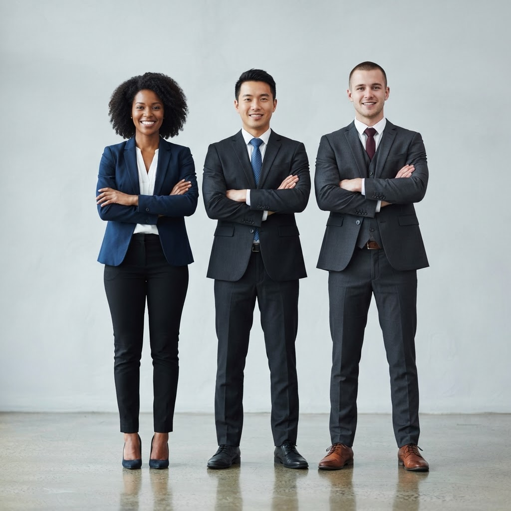 Equipe de contadores em ambiente corporativo